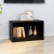 Szafka pod TV, czarna, 70x33x42 cm, drewno sosnowe