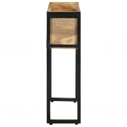 Donica, 60x20x68 cm, surowe drewno mango