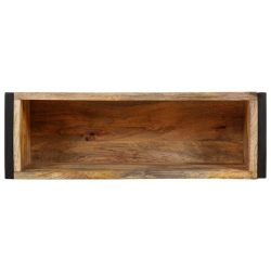 Donica, 60x20x68 cm, surowe drewno mango