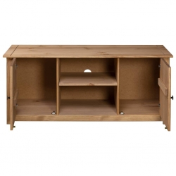 Szafka pod TV, 120x40x50 cm, lita sosna, seria Panama