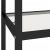 Stolik konsolowy, biały marmur i przezroczysty, 100x36x168 cm