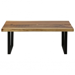 Stolik kawowy z litego drewna suar, 102 x 54 x 41 cm