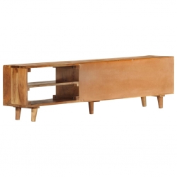 Szafka pod TV, akacja stylizowana na sheesham, 140x30x40 cm