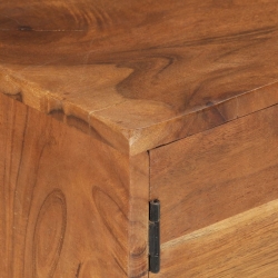 Szafka pod TV, akacja stylizowana na sheesham, 140x30x40 cm