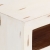 Szafka pod TV z litego drewna akacjowego, 110x30x40 cm, biała