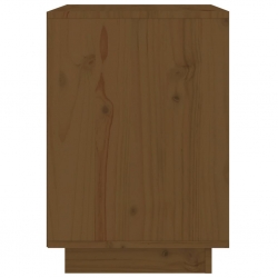 Szafka nocna, miodowy brąz, 40x35x50 cm, lite drewno sosnowe