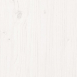 Szafka ścienna, biała, 45x30x35 cm, lite drewno sosnowe