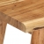 Stolik nocny z litego drewna akacjowego, 45 x 32 x 55 cm