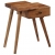 Stolik nocny z litego drewna akacjowego, 45 x 32 x 55 cm