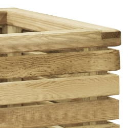 Podwyższona donica, 50x50x100 cm, impregnowane drewno sosnowe