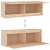 Szafki pod TV, 4 szt., lite drewno sosnowe