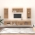 Szafki pod TV, 5 szt., lite drewno sosnowe