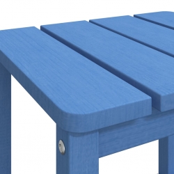 Stolik ogrodowy Adirondack, morski błękit, 38x38x46 cm, HDPE