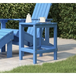 Stolik ogrodowy Adirondack, morski błękit, 38x38x46 cm, HDPE