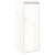Szafki ścienne, 2 szt., białe, 30x30x80 cm, lite drewno sosnowe