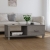 Stolik kawowy, jasnoszary, 100x55x35 cm, lite drewno sosnowe