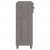 Stolik konsolowy, jasnoszary, 90x35x90 cm, lite drewno sosnowe