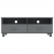 Szafka pod TV, ciemnoszara, 106x40x40 cm, lite drewno sosnowe