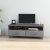 Szafka pod TV, ciemnoszara, 106x40x40 cm, lite drewno sosnowe
