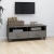 Szafka pod TV, jasnoszara, 106x40x40 cm, lite drewno sosnowe