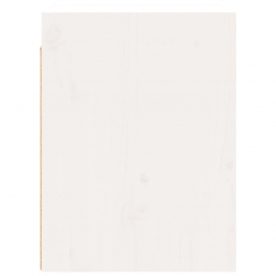Szafka ścienna, biała, 30x30x40 cm, lite drewno sosnowe