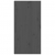 Szafki ścienne, 2 szt., szare, 30x30x60 cm, lite drewno sosnowe