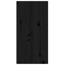 Szafka ścienna, czarna, 30x30x60 cm, lite drewno sosnowe