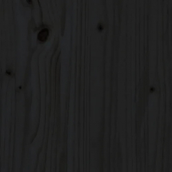 Szafka ścienna, czarna, 30x30x40 cm, lite drewno sosnowe