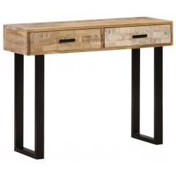 Stolik konsolowy, 100x30x75 cm, lite drewno mango