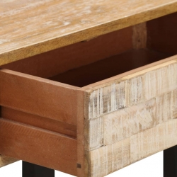 Stolik konsolowy, 100x30x75 cm, lite drewno mango
