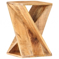 Stolik boczny, 35 x 35 x 55 cm, lite drewno mango