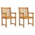 Krzesła ogrodowe, 2 szt., lite drewno akacjowe