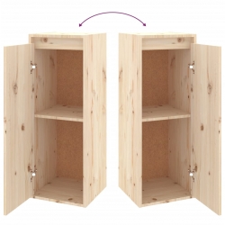 Szafki pod TV, 4 szt., lite drewno sosnowe