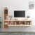 Szafki pod TV, 4 szt., lite drewno sosnowe