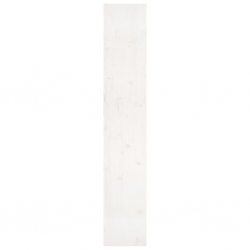 Regał na książki/przegroda, biały, 80x30x167,4 cm, lita sosna