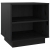 Szafki nocne, 2 szt., czarne, 40x34x40 cm, lite drewno sosnowe