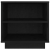 Szafki nocne, 2 szt., czarne, 40x34x40 cm, lite drewno sosnowe