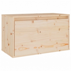 Szafki pod TV, 3 szt., lite drewno sosnowe
