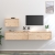 Szafki pod TV, 3 szt., lite drewno sosnowe