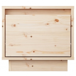 Szafki nocne, 2 szt., 35x34x32 cm, lite drewno sosnowe