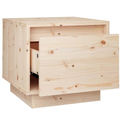 Szafki nocne, 2 szt., 35x34x32 cm, lite drewno sosnowe