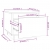 Szafki nocne, 2 szt., 35x34x32 cm, lite drewno sosnowe