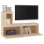Szafki pod TV, 3 szt., lite drewno sosnowe