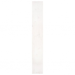 Regał na książki/przegroda, biały, 80x30x199,5 cm, sosnowy