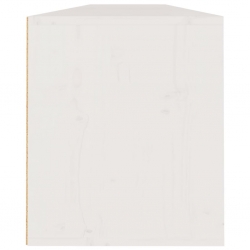 Szafki ścienne, 2 szt., białe, 100x30x35 cm, drewno sosnowe