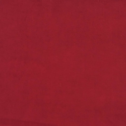 Podnóżek z drewnianymi nóżkami, winna czerwień, obity aksamitem