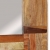 Lustro ścienne w ramie z litego drewna odzyskanego, 50x50 cm
