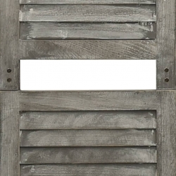 Parawan 3-panelowy, szary, 106,5x166 cm, lite drewno