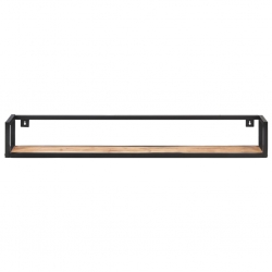Półki ścienne, 2 szt., 120 cm, lite drewno akacjowe