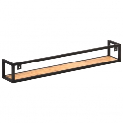 Półki ścienne, 2 szt., 120 cm, lite drewno akacjowe